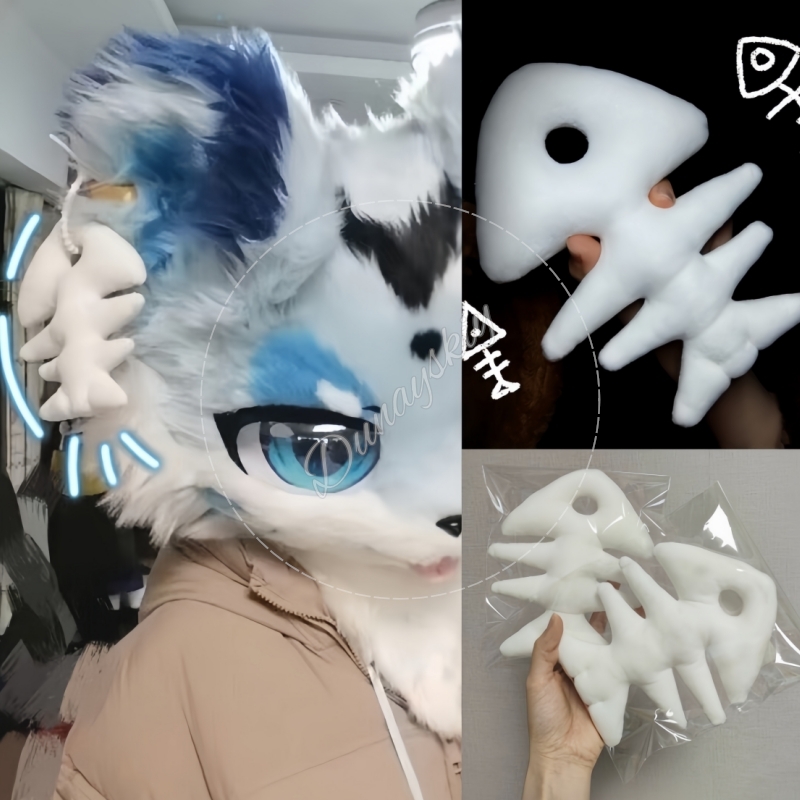 Porte-clés en peluche en forme - Fishbones Cosplay Prop avis et prix