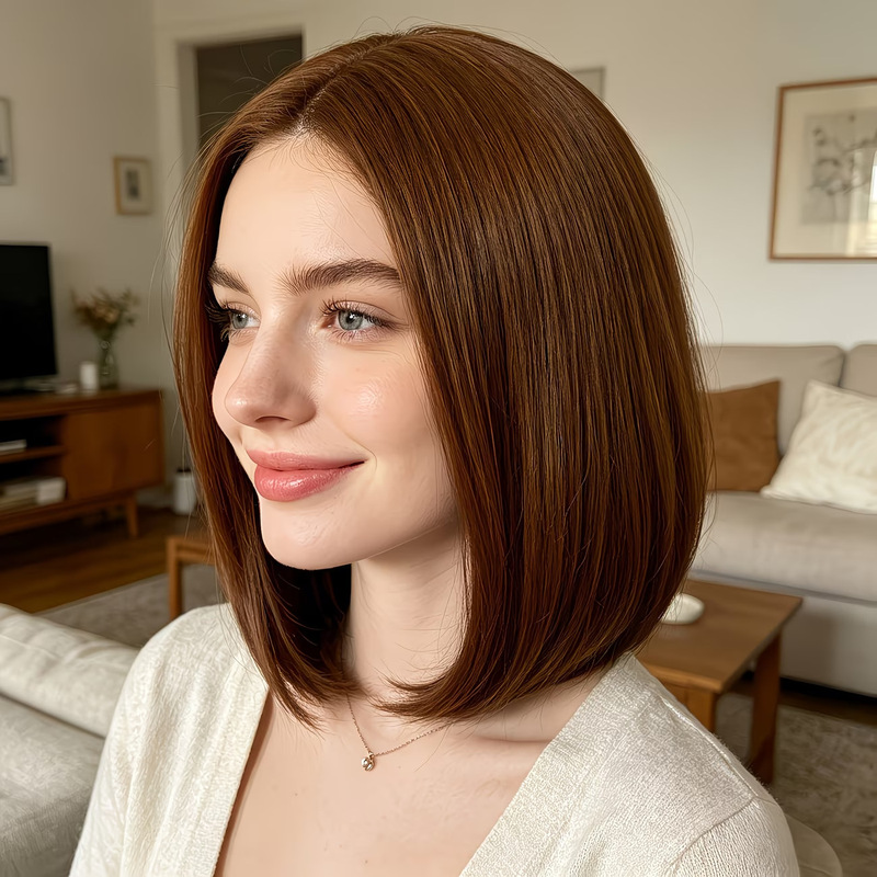 Perruque courte à franges aéri - Wig Fiber Net avis et prix