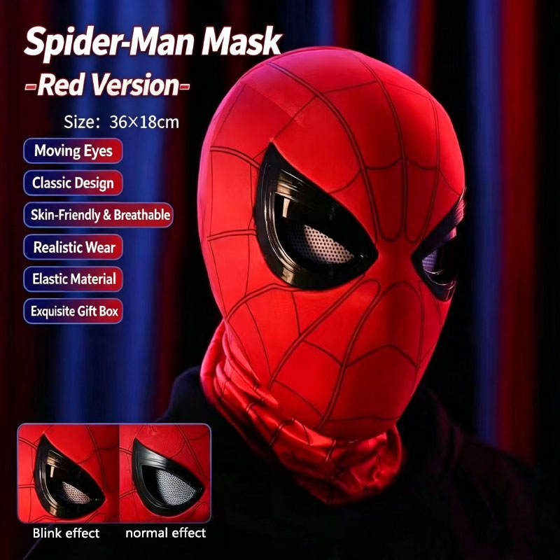 Masque de Spider-Man avec yeux - Cosplay Prop Display avis et prix