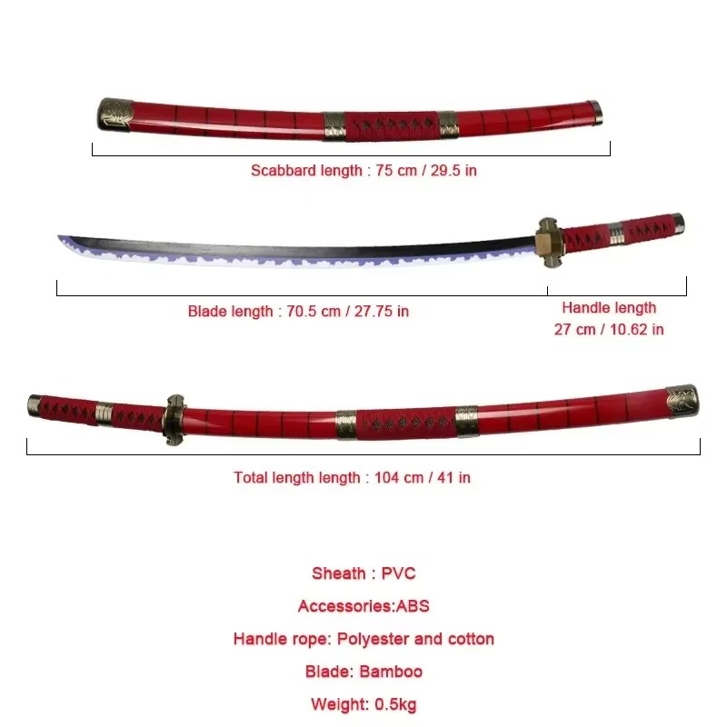 40incn Roronoa Zoro Katana Nin - Cosplay Prop Katana avis et prix
