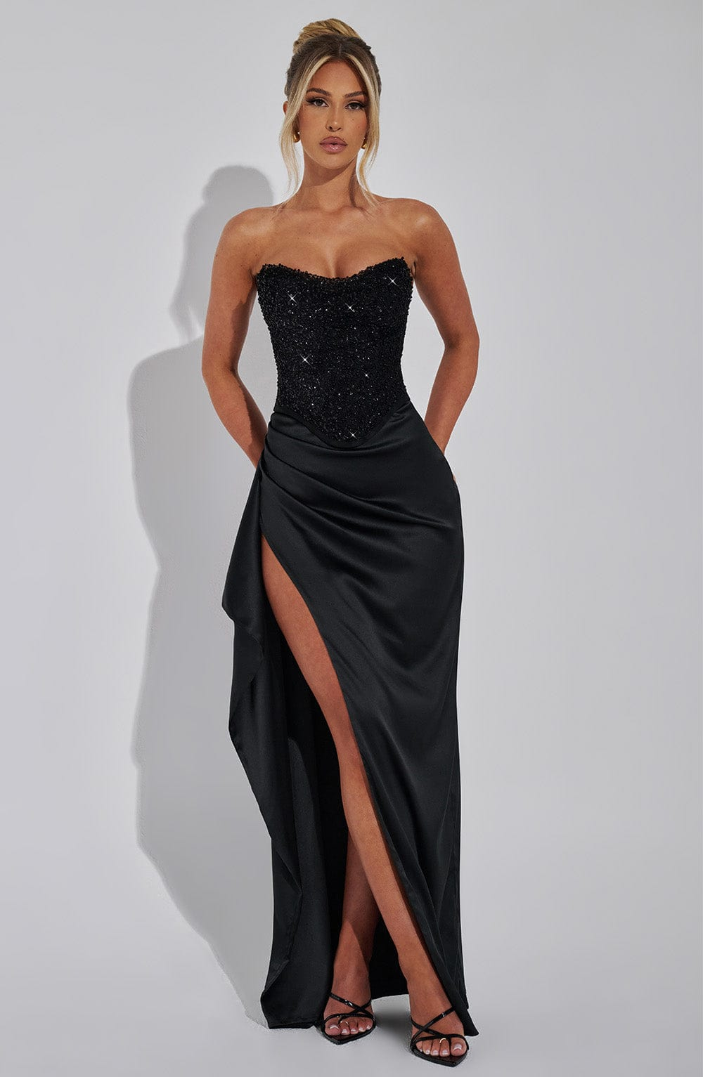 Robe longue de soirée noire sa - Briar Cosplay Prop avis et prix