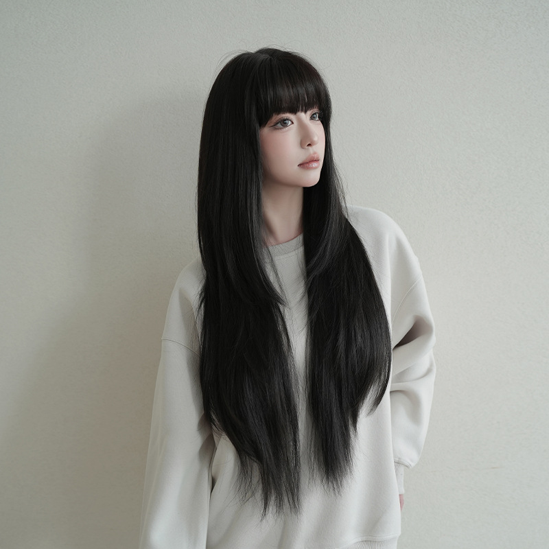 Perruque pour femme, noir natu - Wig Fiber Net avis et prix